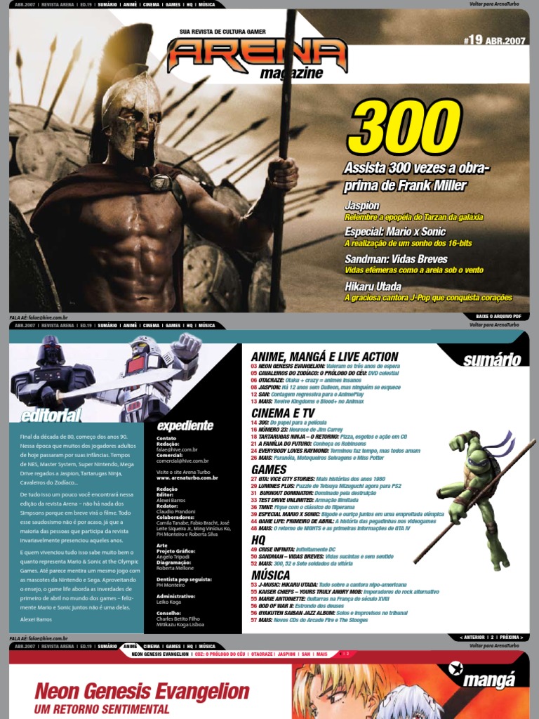 Revista Arena Turbo 19, PDF, Televisão
